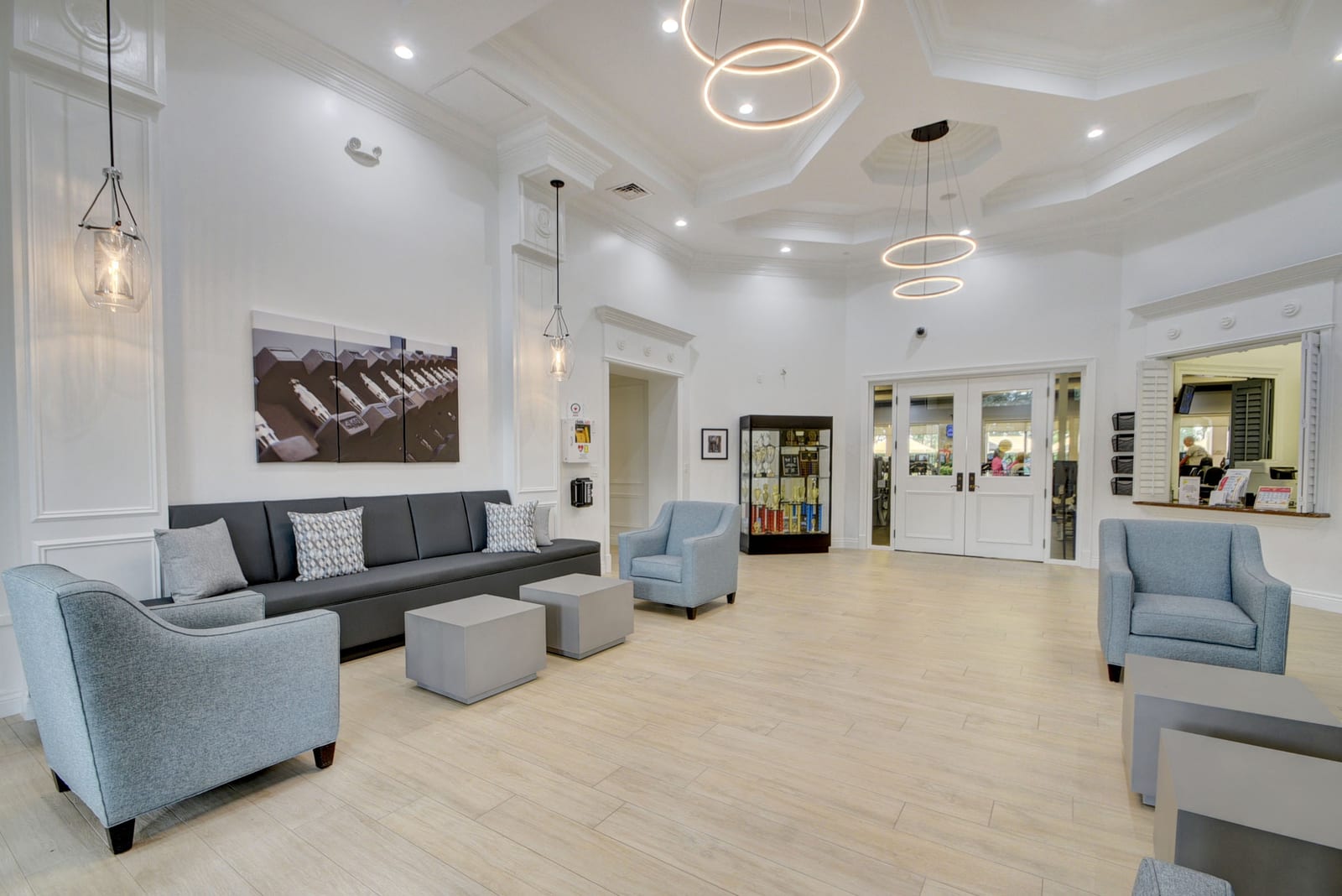 Athletic Club lounge at Valencia Shores