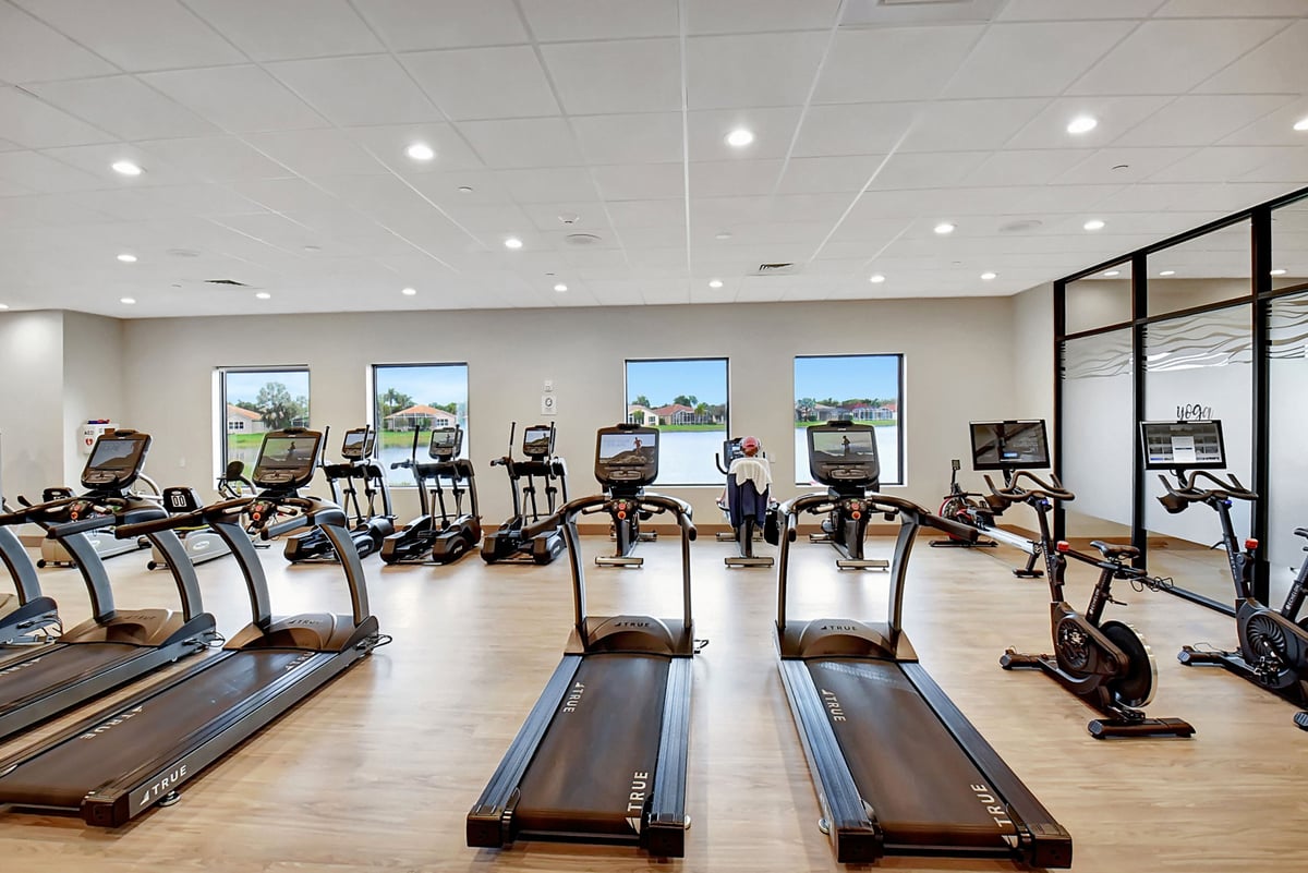 Fitness center at Venetian Isles