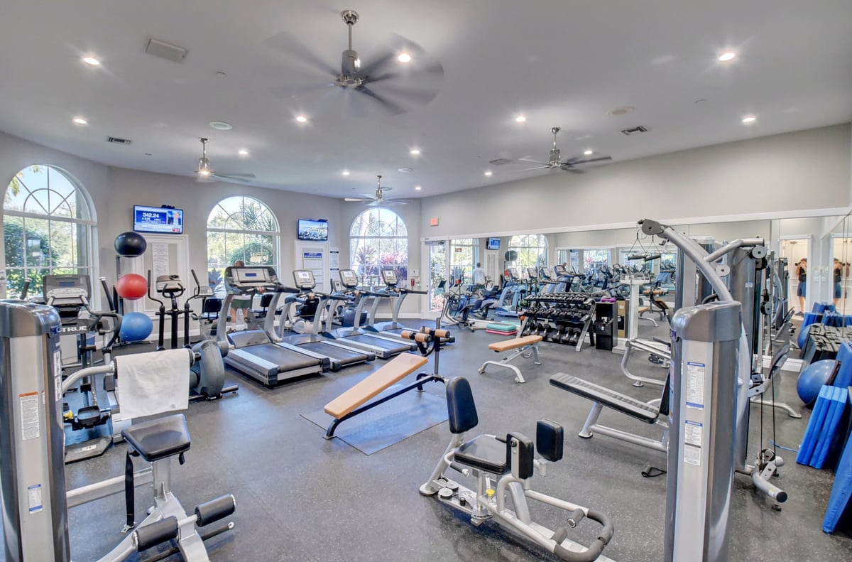 Fitness center at Villa Borghese