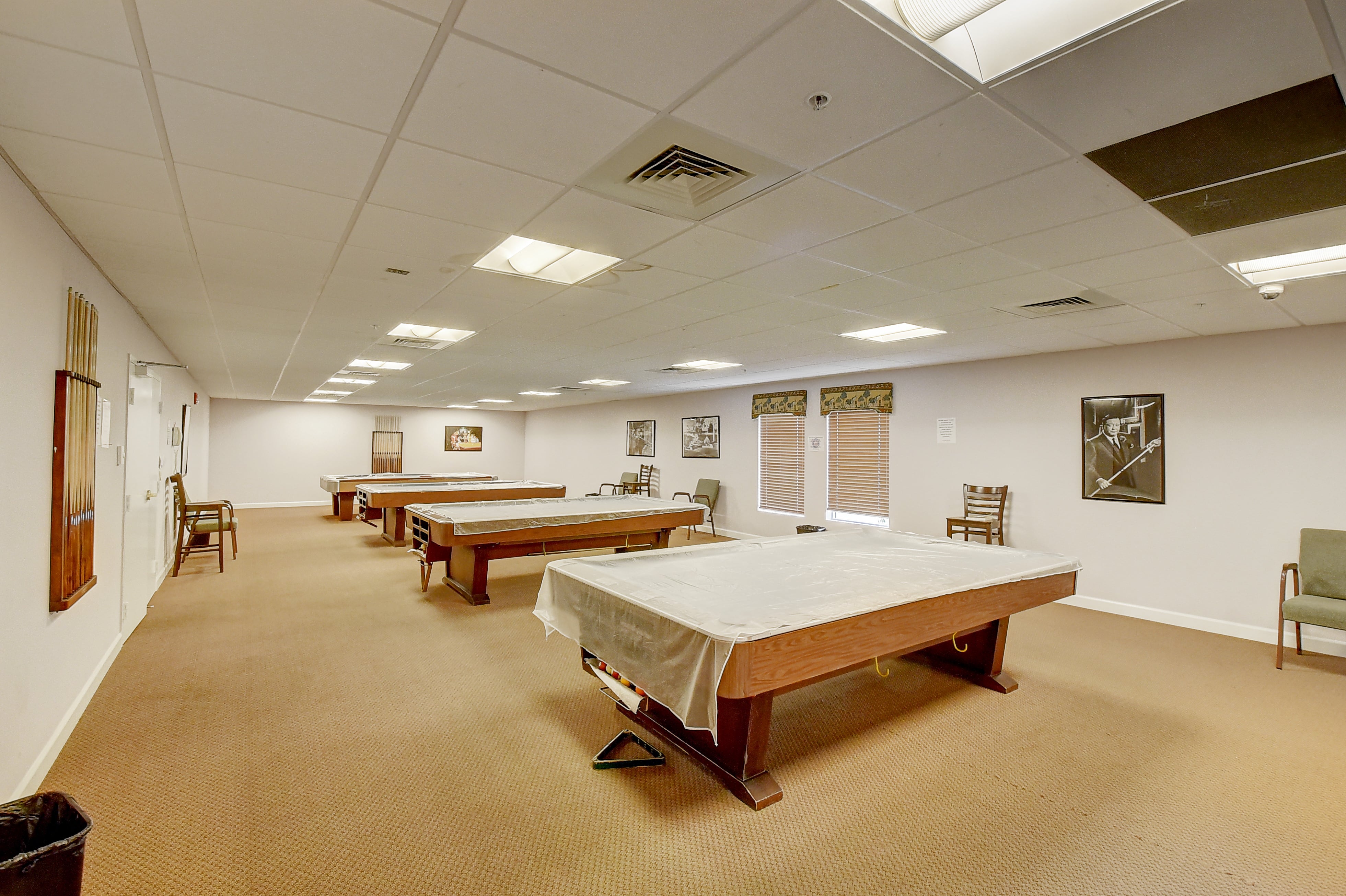 Billiards room at Village Royale on the Green