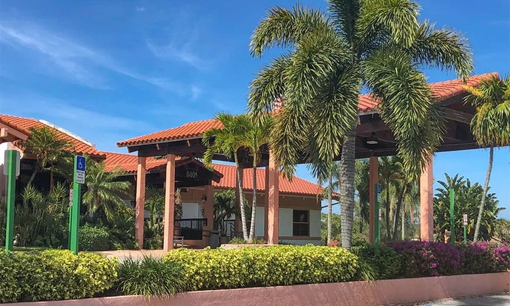 South Florida active-adult community homes and landscaped grounds