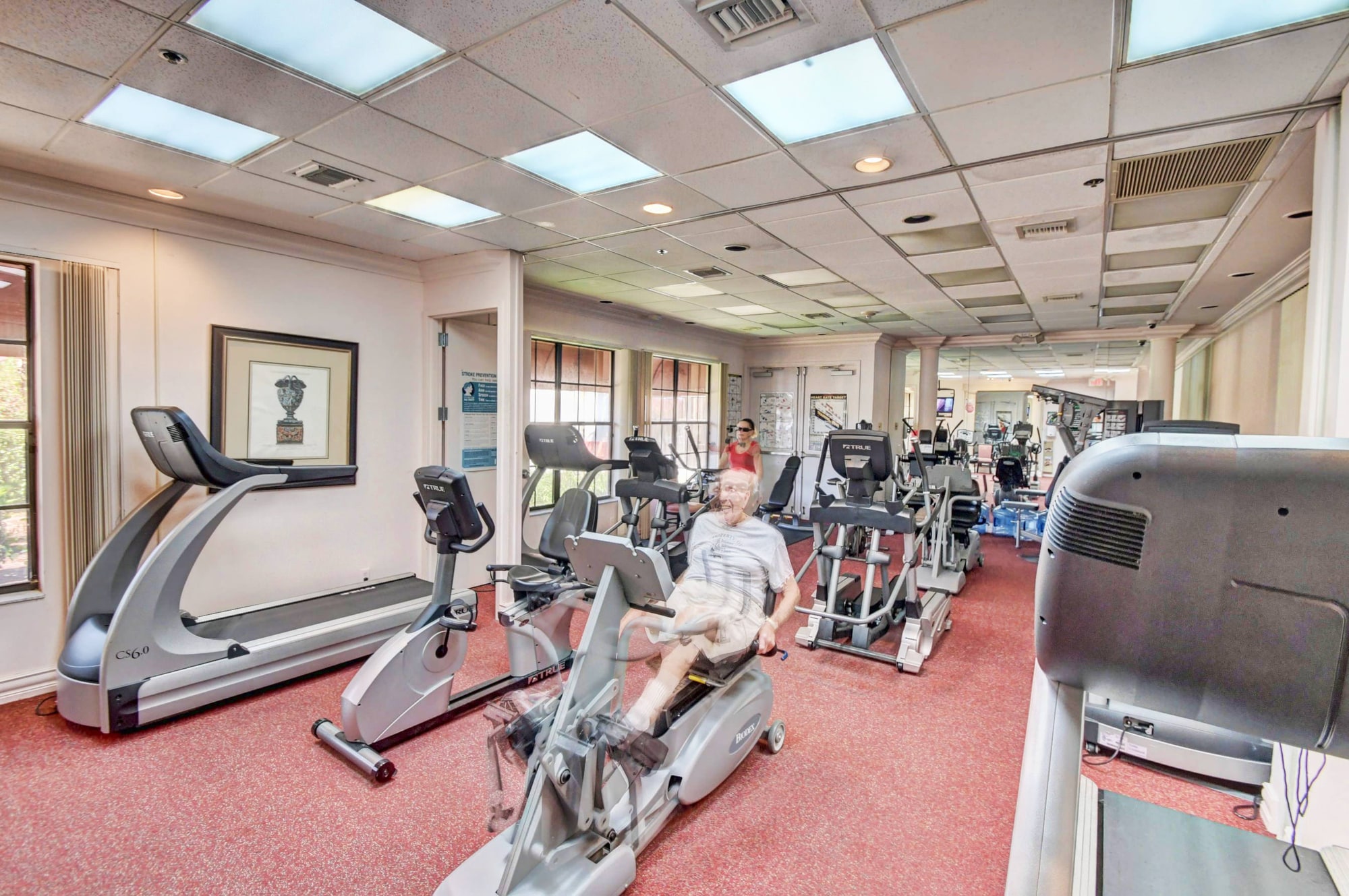 Fitness center at the Lexington Club