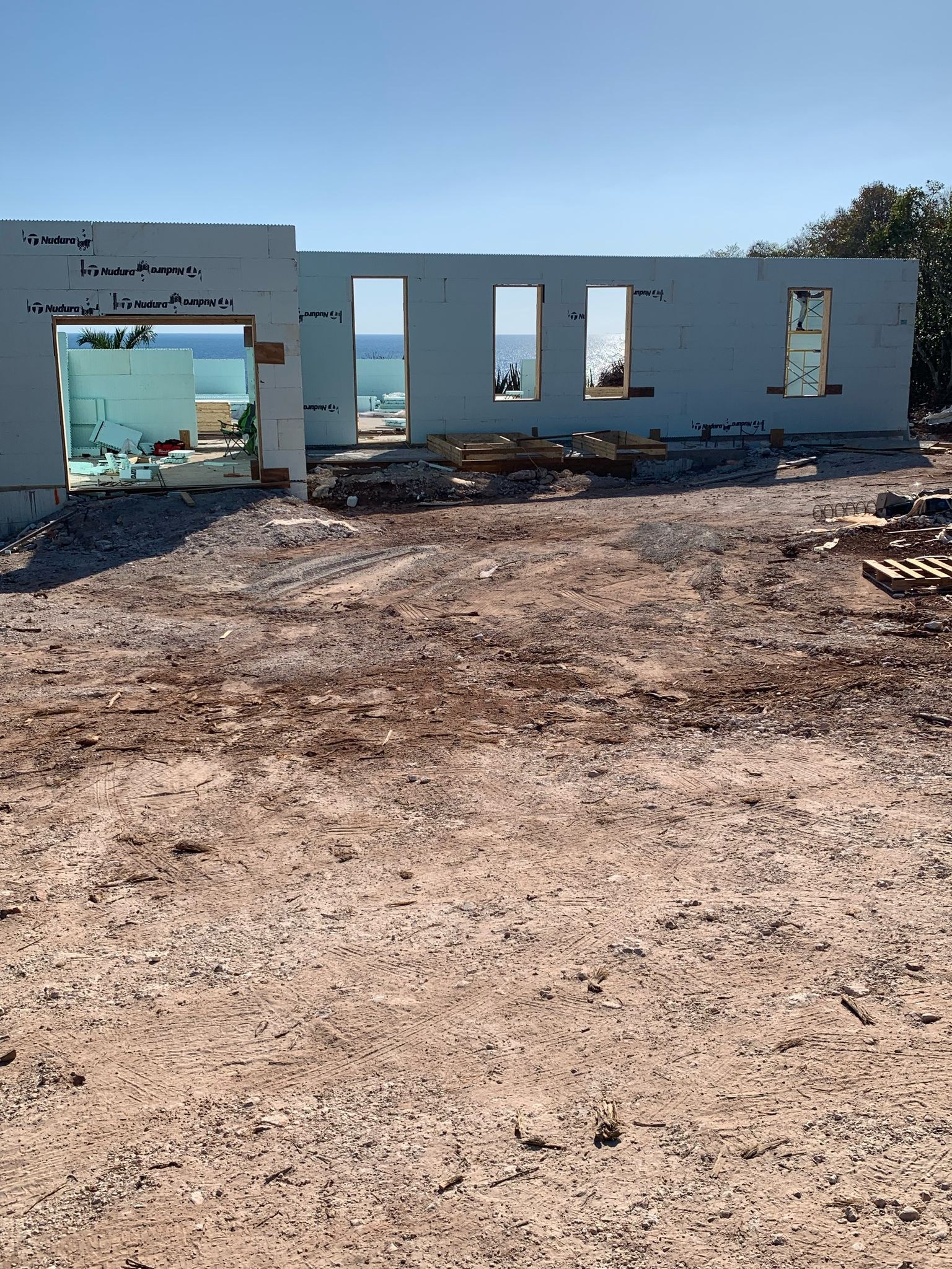 ICF construction underway
