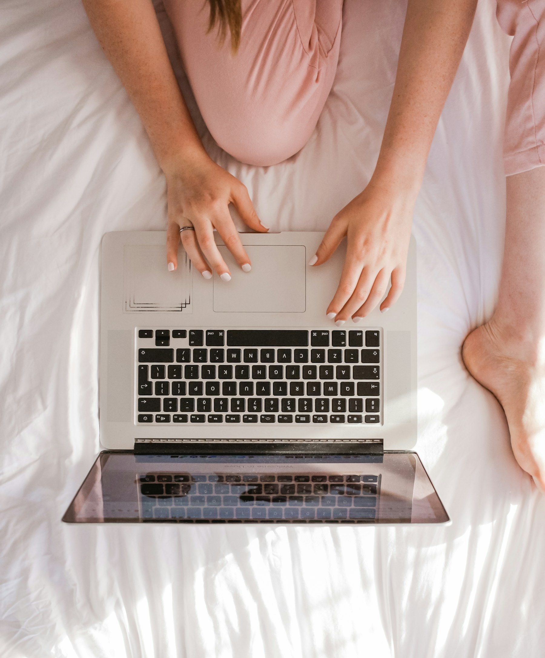 Laptop and tablet used to keep household information accessible
