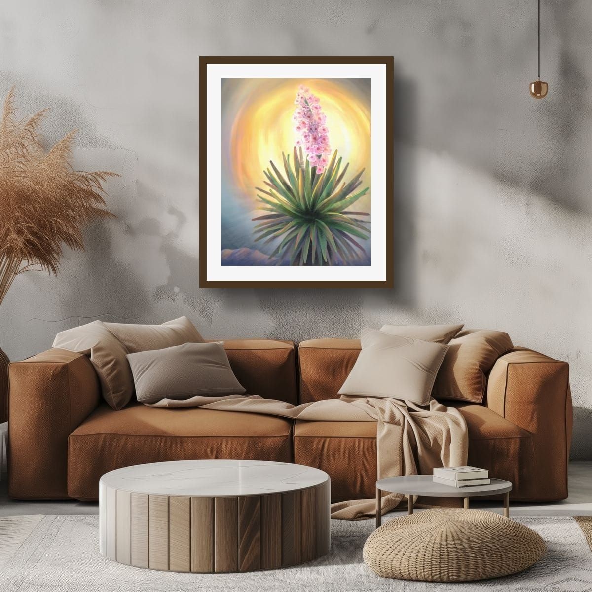 Becoming Radiant shown in a living room