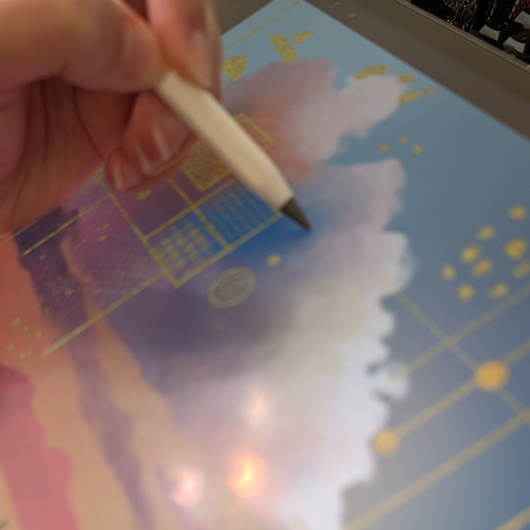 Adding details to digital painting