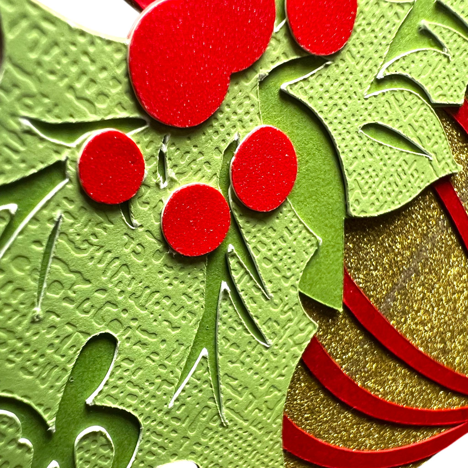Christmas Ornament, Paper Piecing, view 3