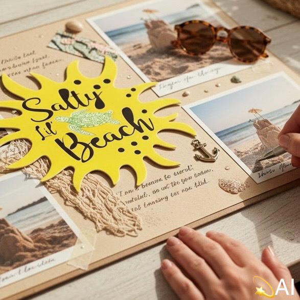 Salty Lil' Beach Summer Page Title, view 2
