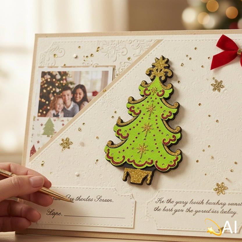 Christmas Tree Paper Piecing, view 4