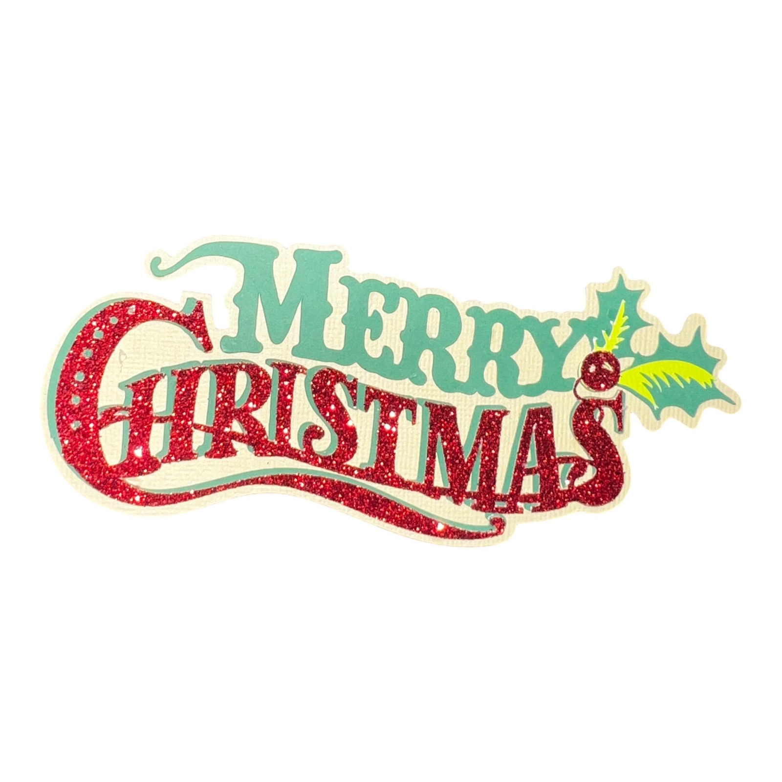 Merry Christmas Scrapbook Title, view 6