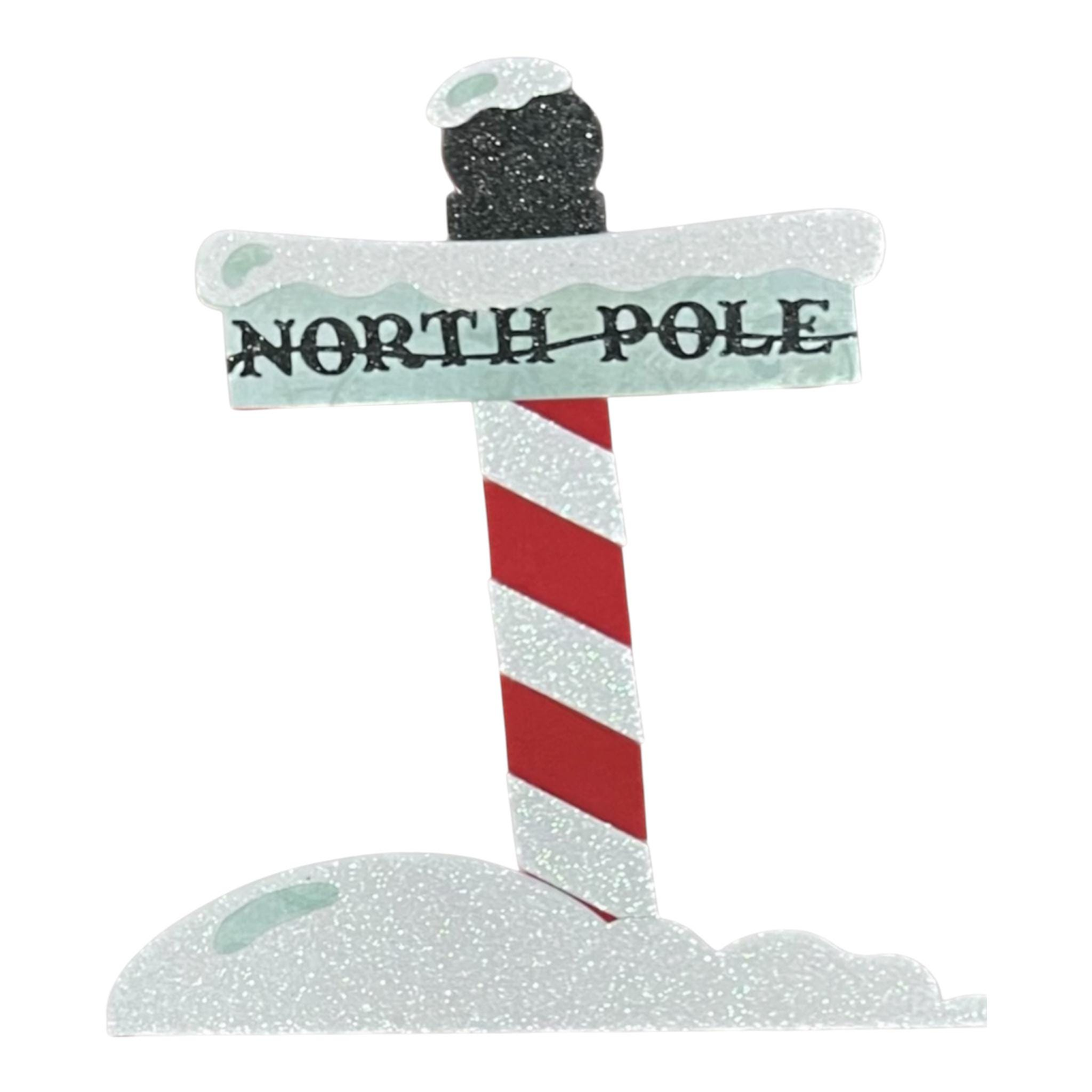 Title North Pole Sign Paper Piecing, view 3