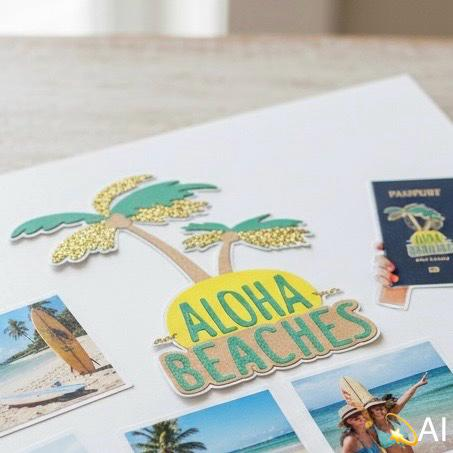 Aloha Beaches Layout Title, Summer, view 2