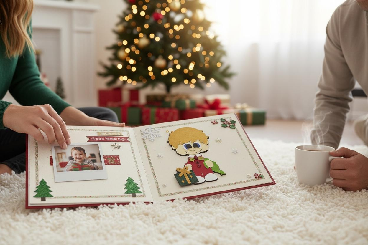 Christmas Boy Die Cut, Holiday, view 2
