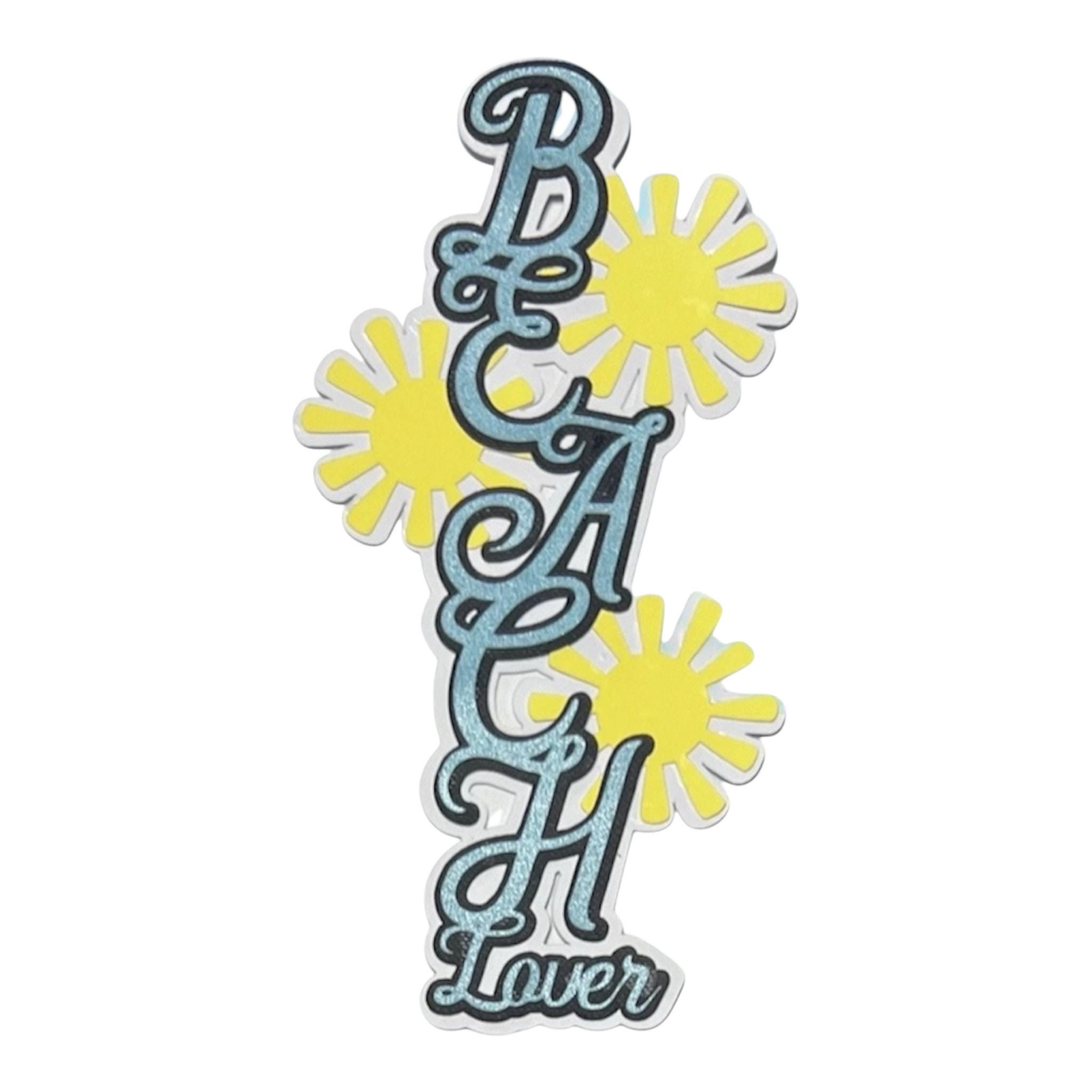 Beach Lover Layout Title, Tropical Scrapbook Embellishment, view 2