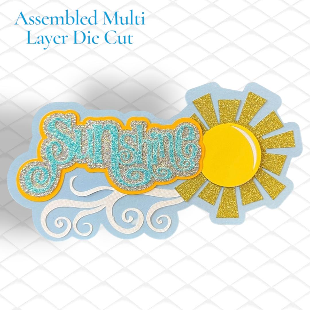 Sunshine Layout Summer Title, view 3