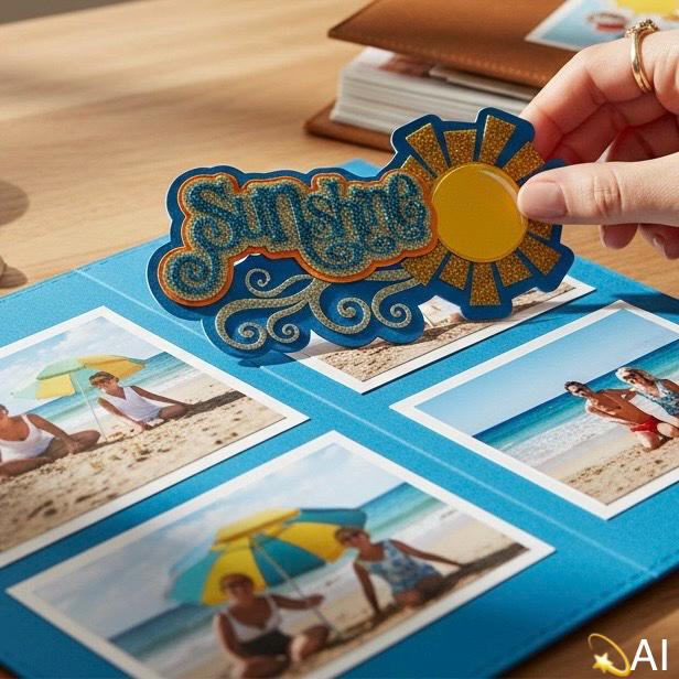 Sunshine Layout Summer Title, view 4