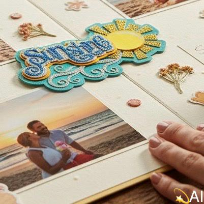 Sunshine Layout Summer Title, view 5