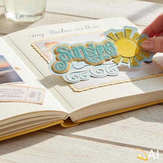 Sunshine Layout Summer Title, view 6