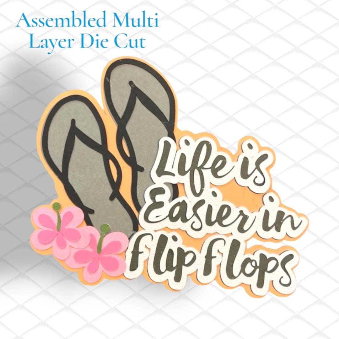 Life is Easier in Flip Flops Title, view 3