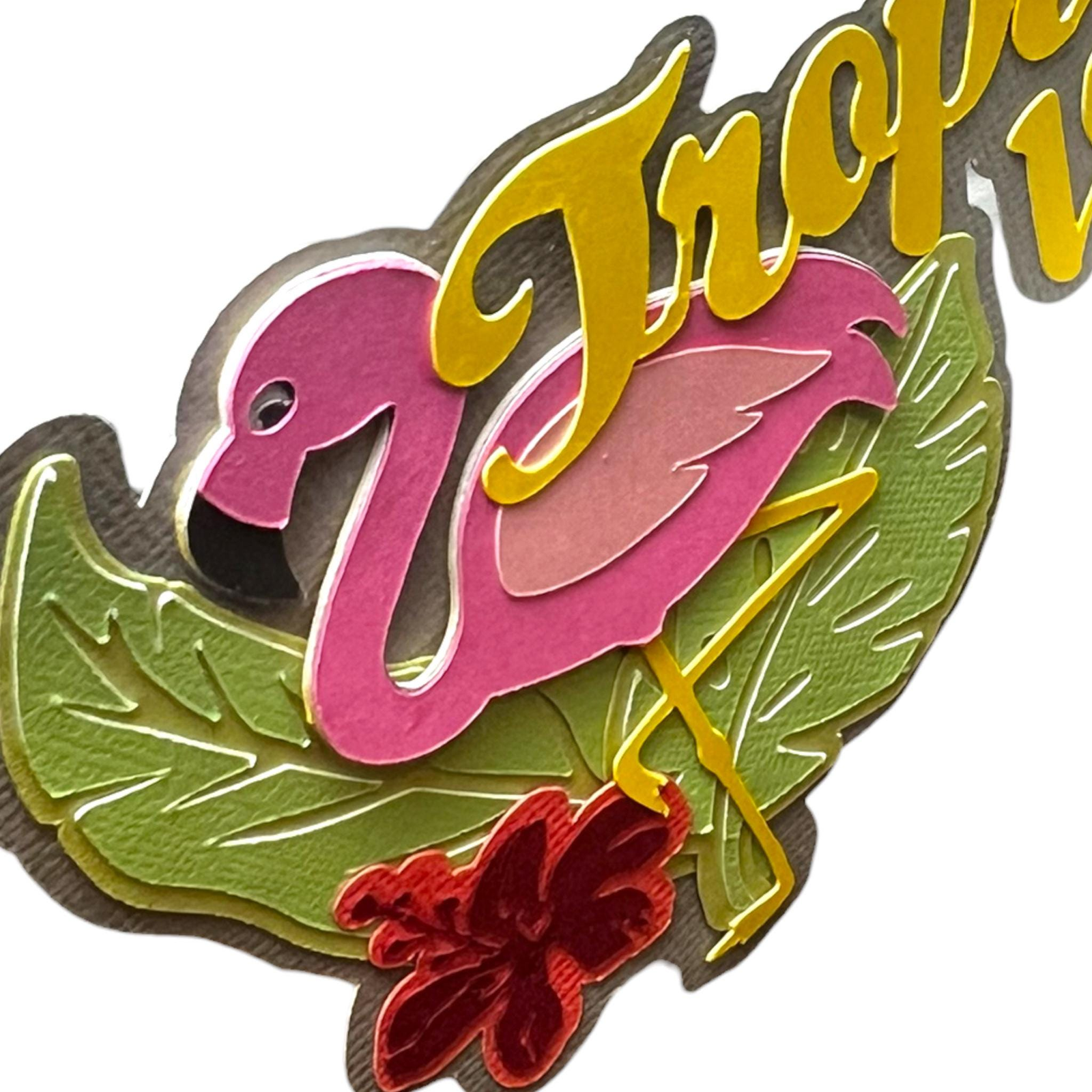 Flamingo Tropical Vibes Title, view 3