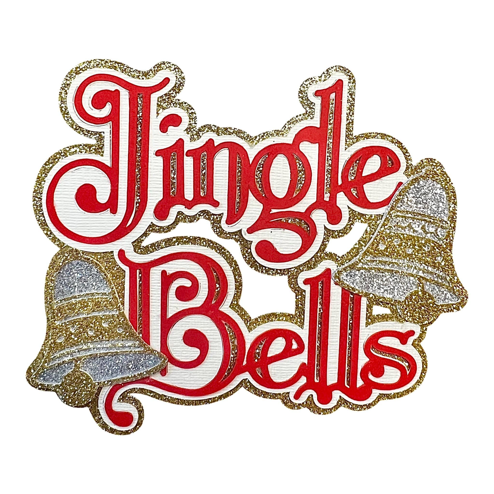 Jingle Bells, Assembled Christmas Die Cut, view 3