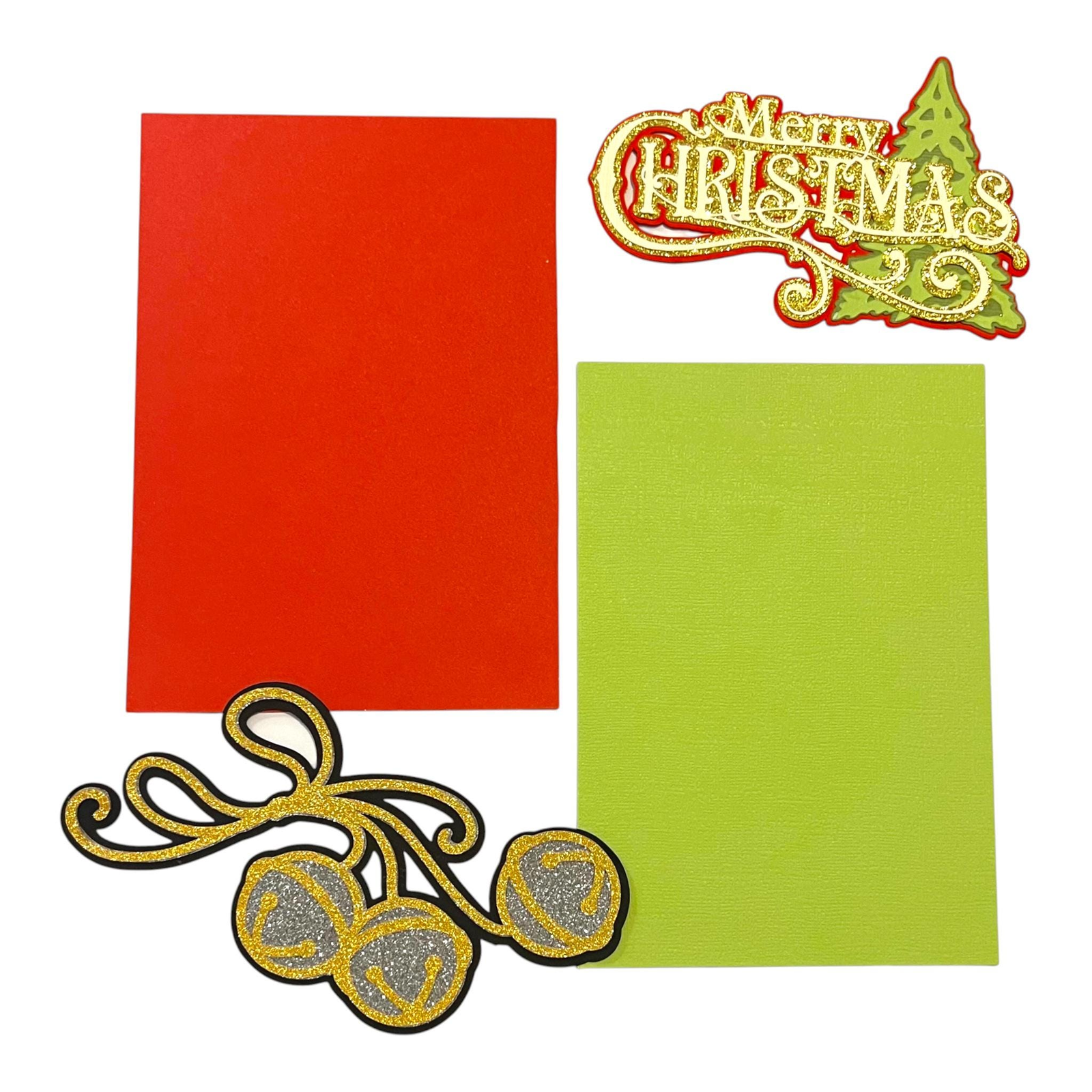 and mats, Premade Christmas Scrapbook Kit, view 5