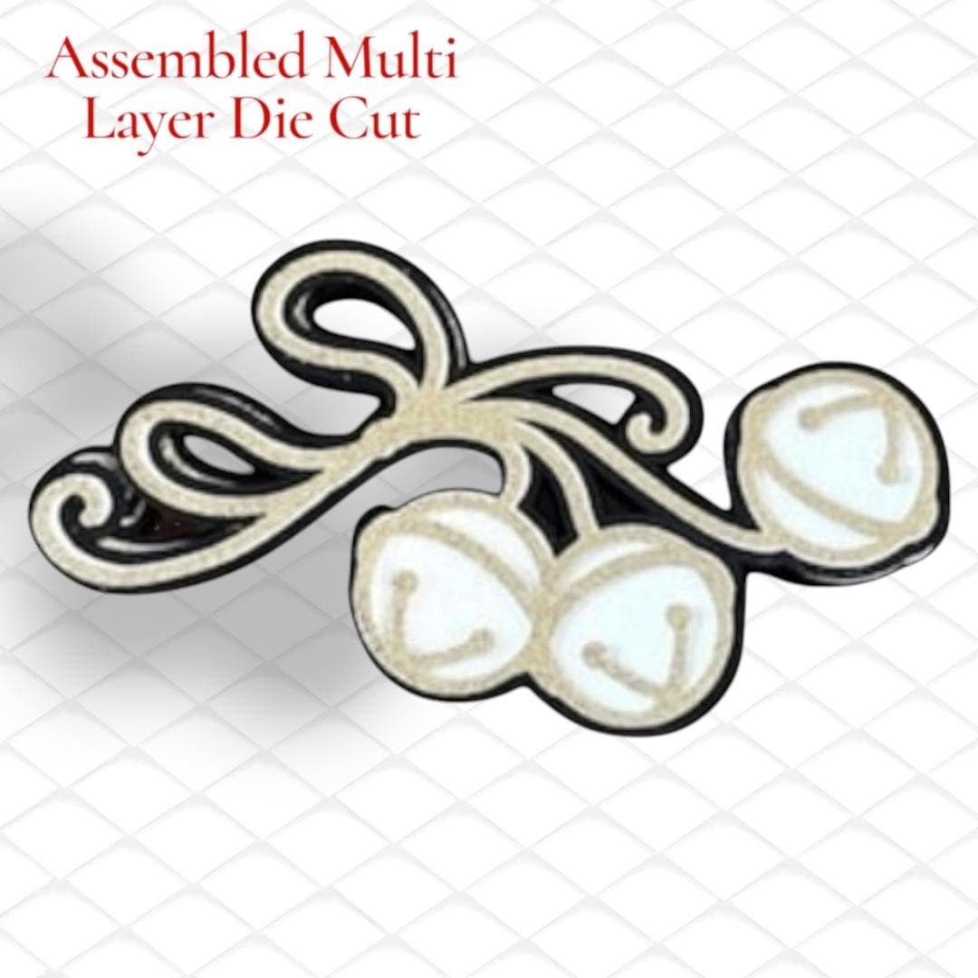 Christmas Bells Die Cut, Holiday