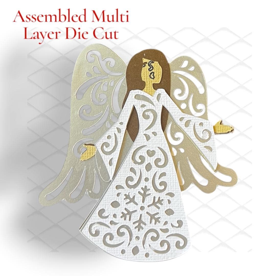 Angel Die Cut, Christmas Title