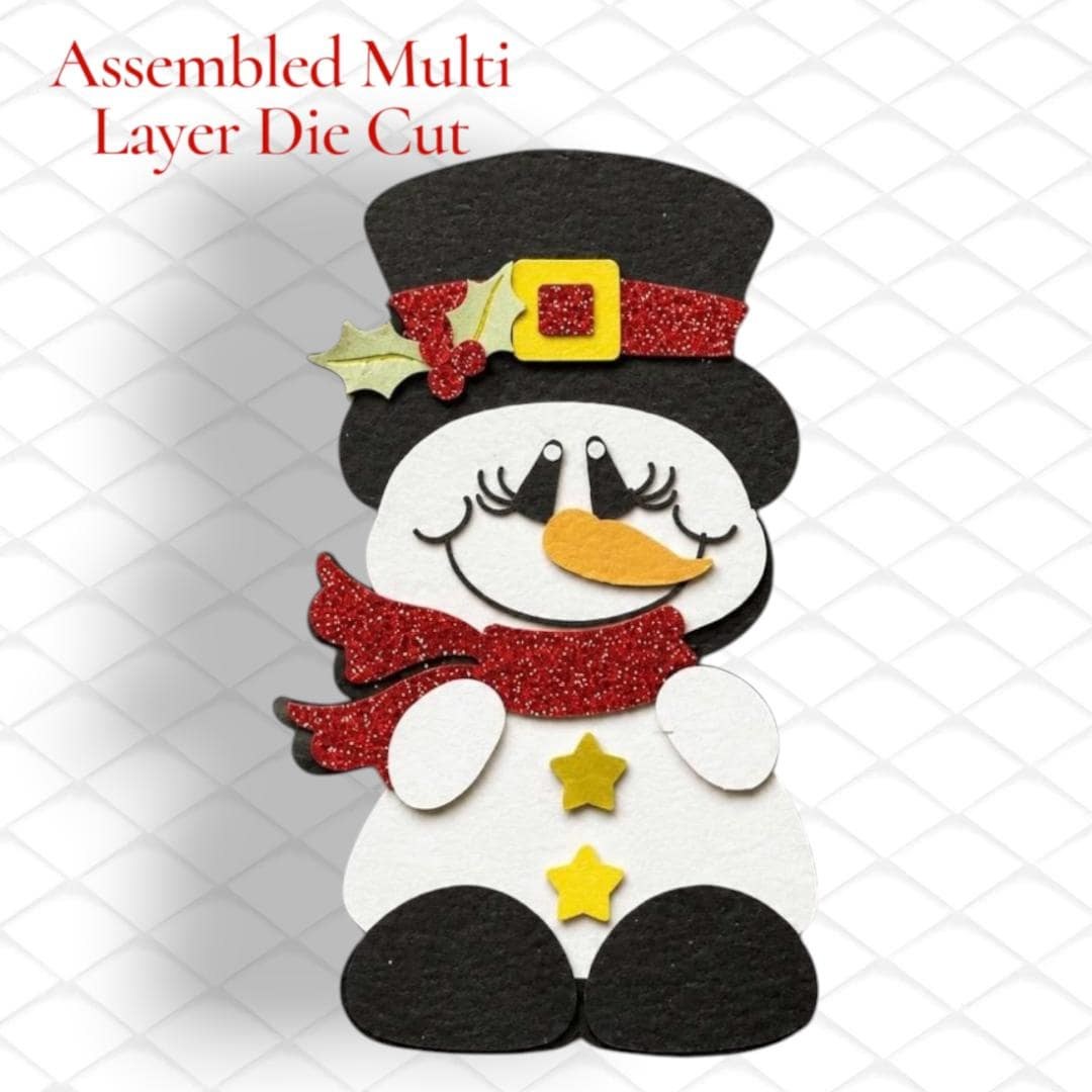 Snowman in a Top Hat Paper Piecing