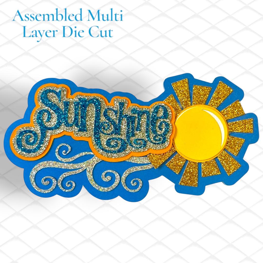 Sunshine Layout Summer Title