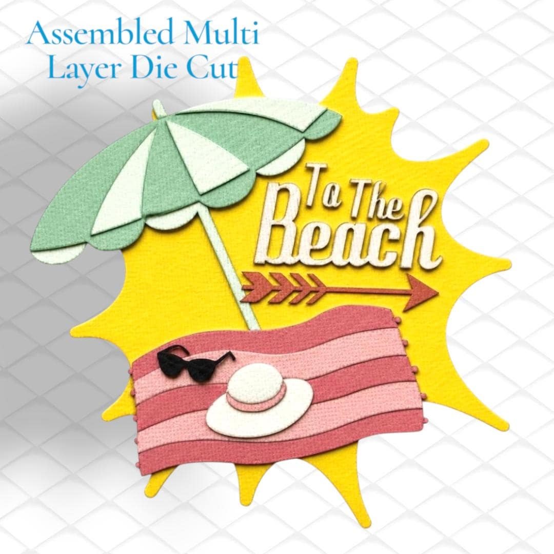 To the Beach Scrapbook Title