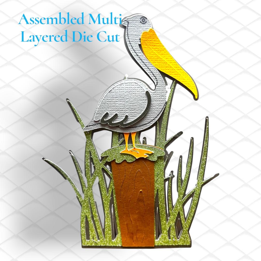 Pelican Paper Piecing, Die Cut