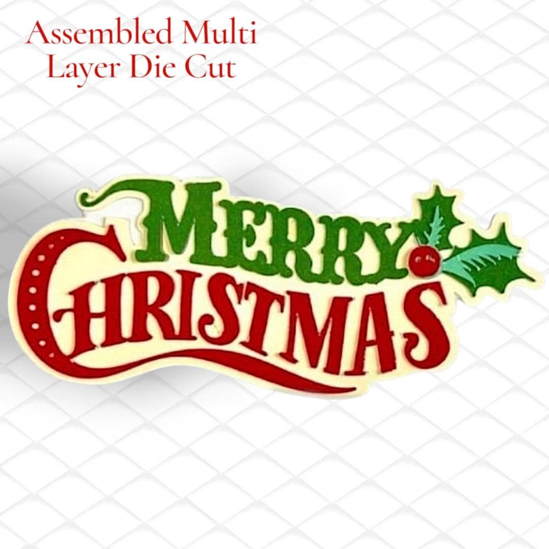 Merry Christmas Title, Holiday Page
