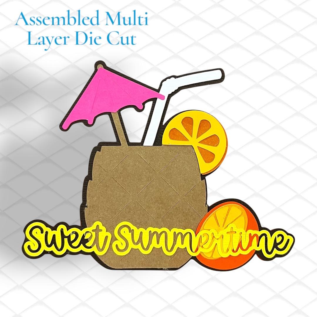 Sweet Summertime Scrapbook Title