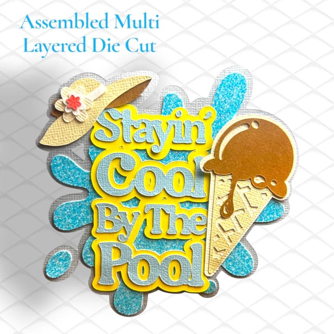 Pool Party Die Cut, Page Title