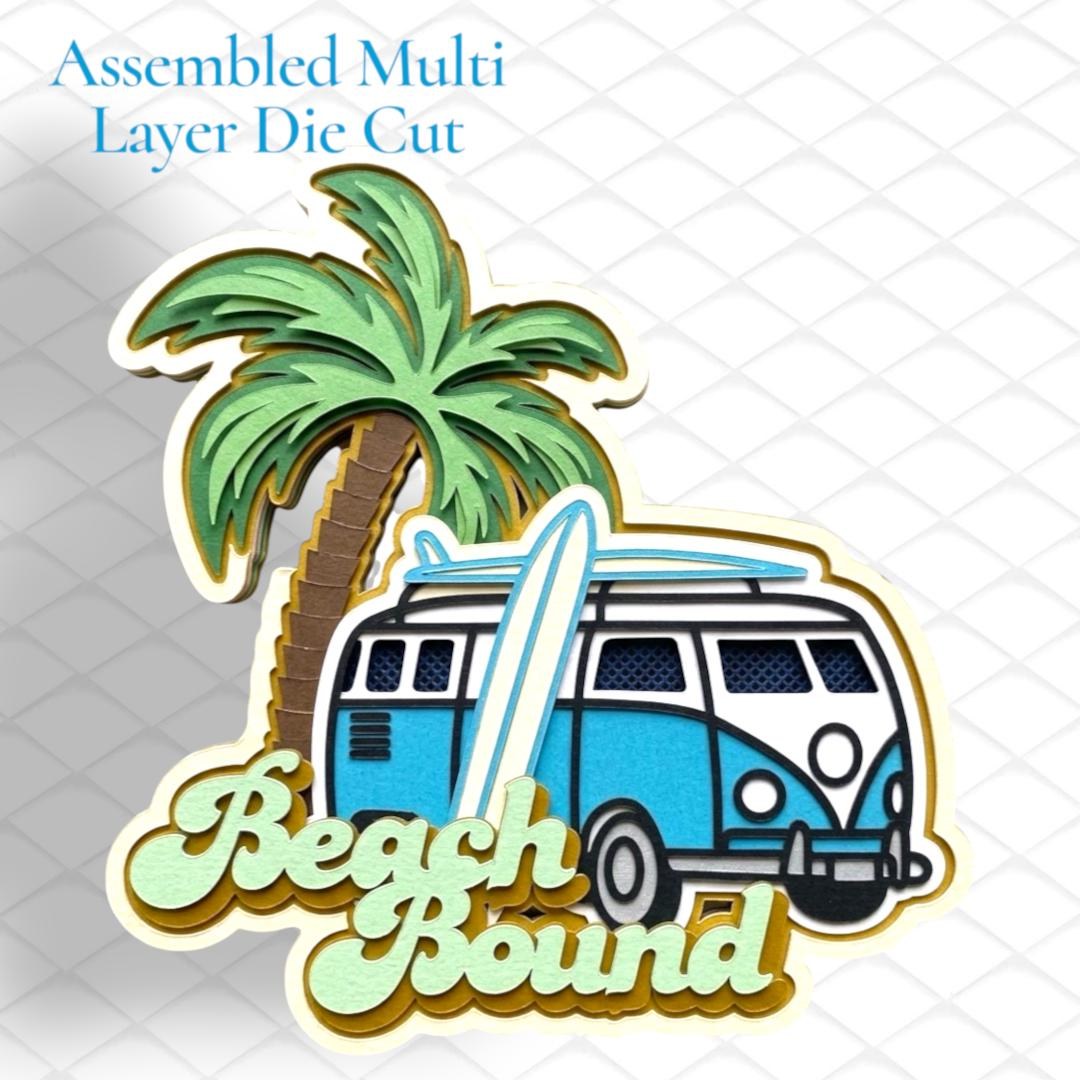 Beach Bound Summer Die Cut Title