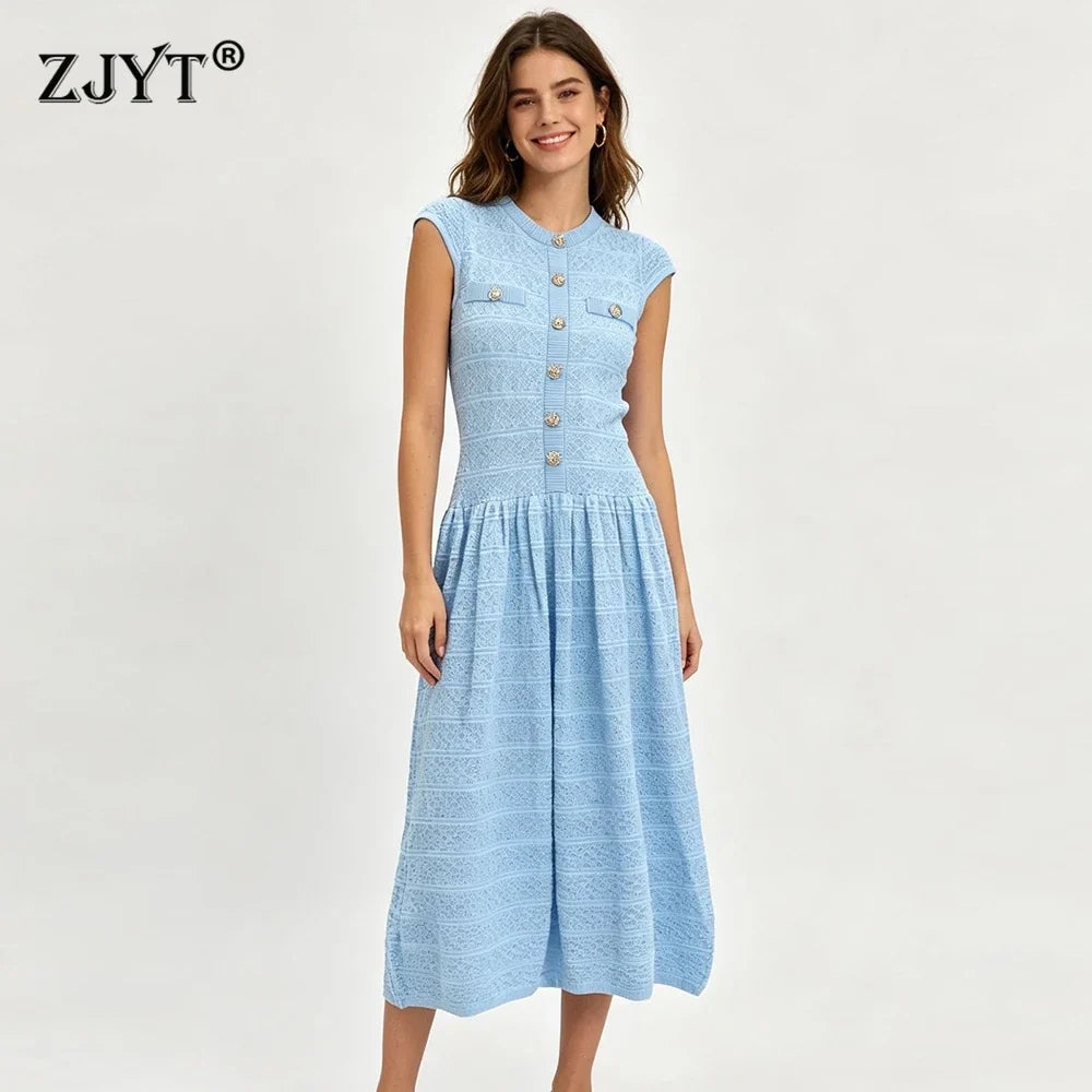 Chic Knitted Summer Dress