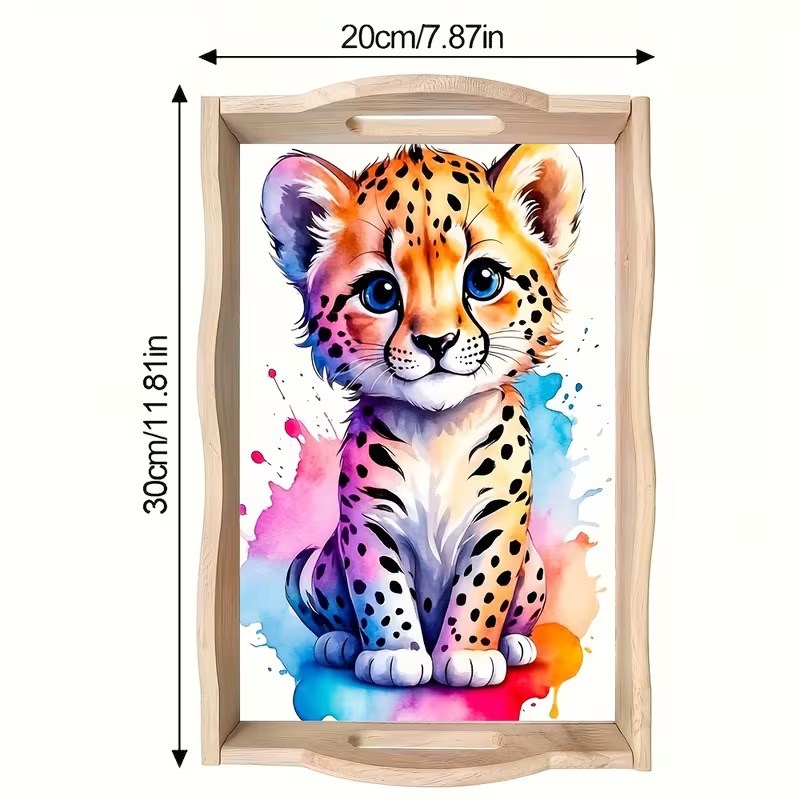 Little Wildheart diamond art decorative tray design