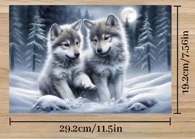 Little Moonpack diamond art decorative tray design