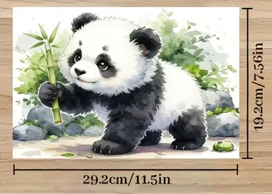 Bamboo Daydreams diamond art decorative tray design