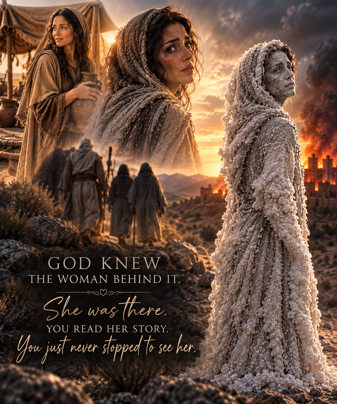 Lot’s wife across the moments of her story