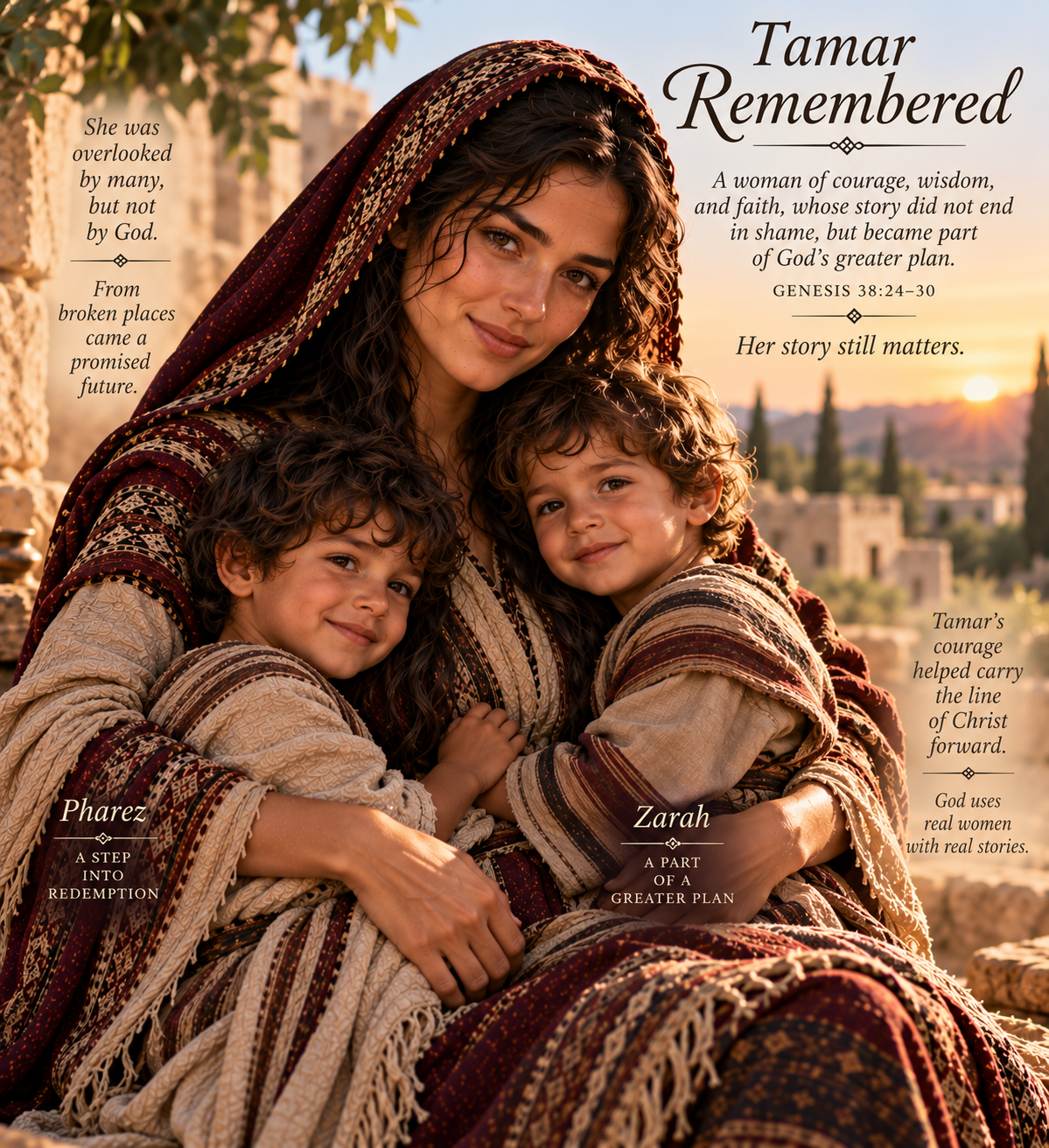 Tamar remembered with Pharez and Zarah