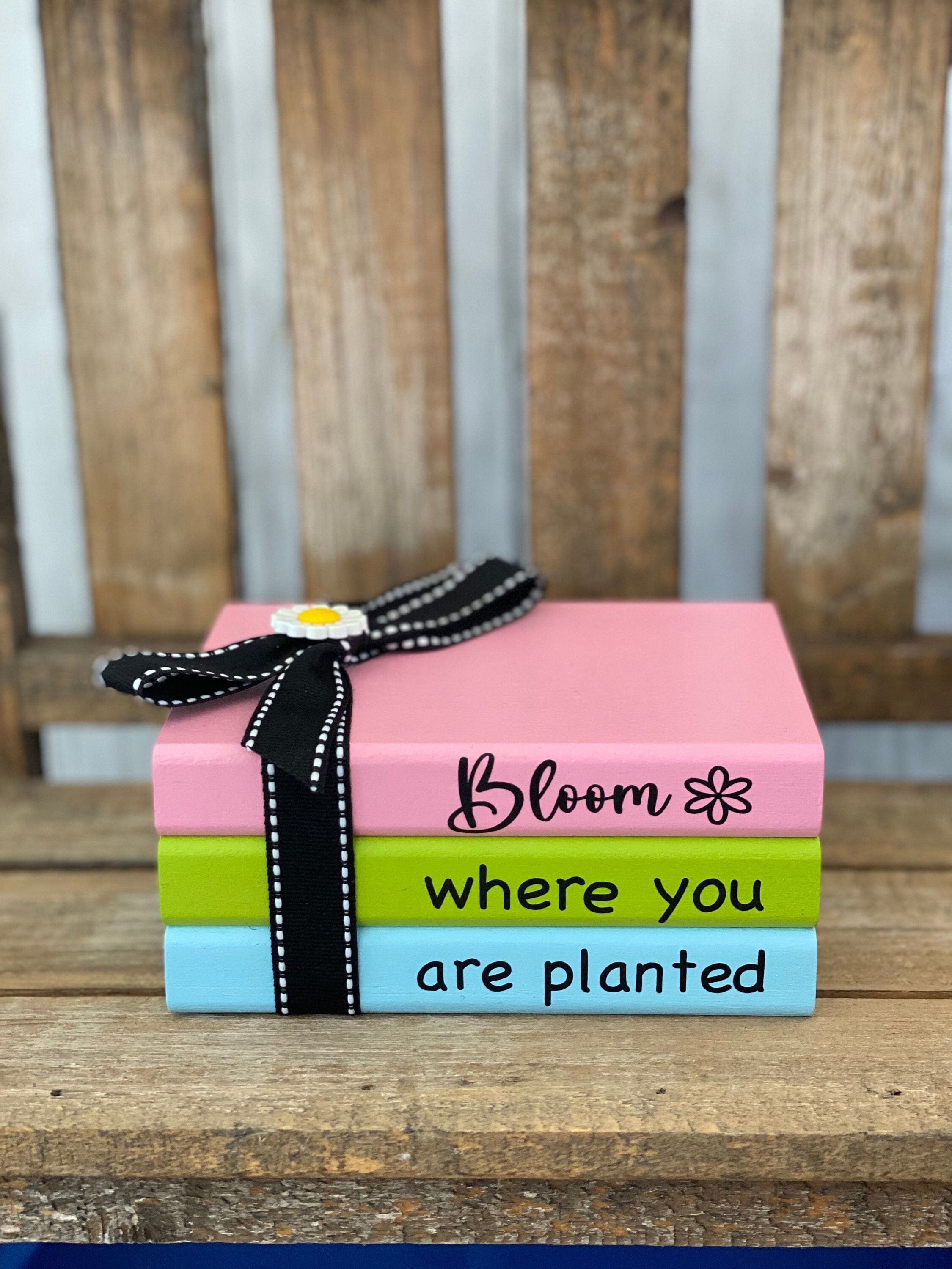 BLOOM Where You Are Planted, Tiered Tray Decor