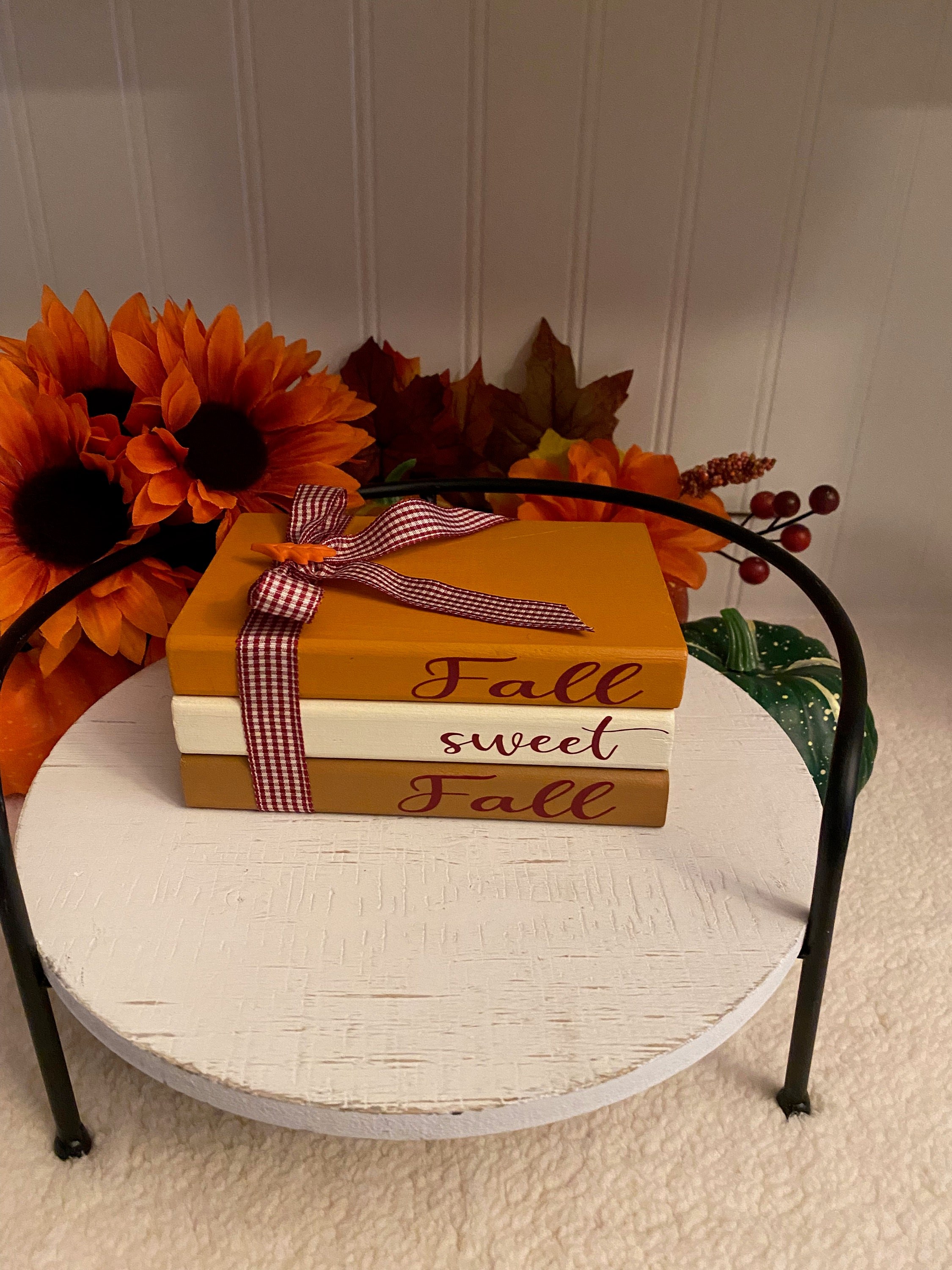 Fall Sweet Fall, Tiered Tray, detail 3