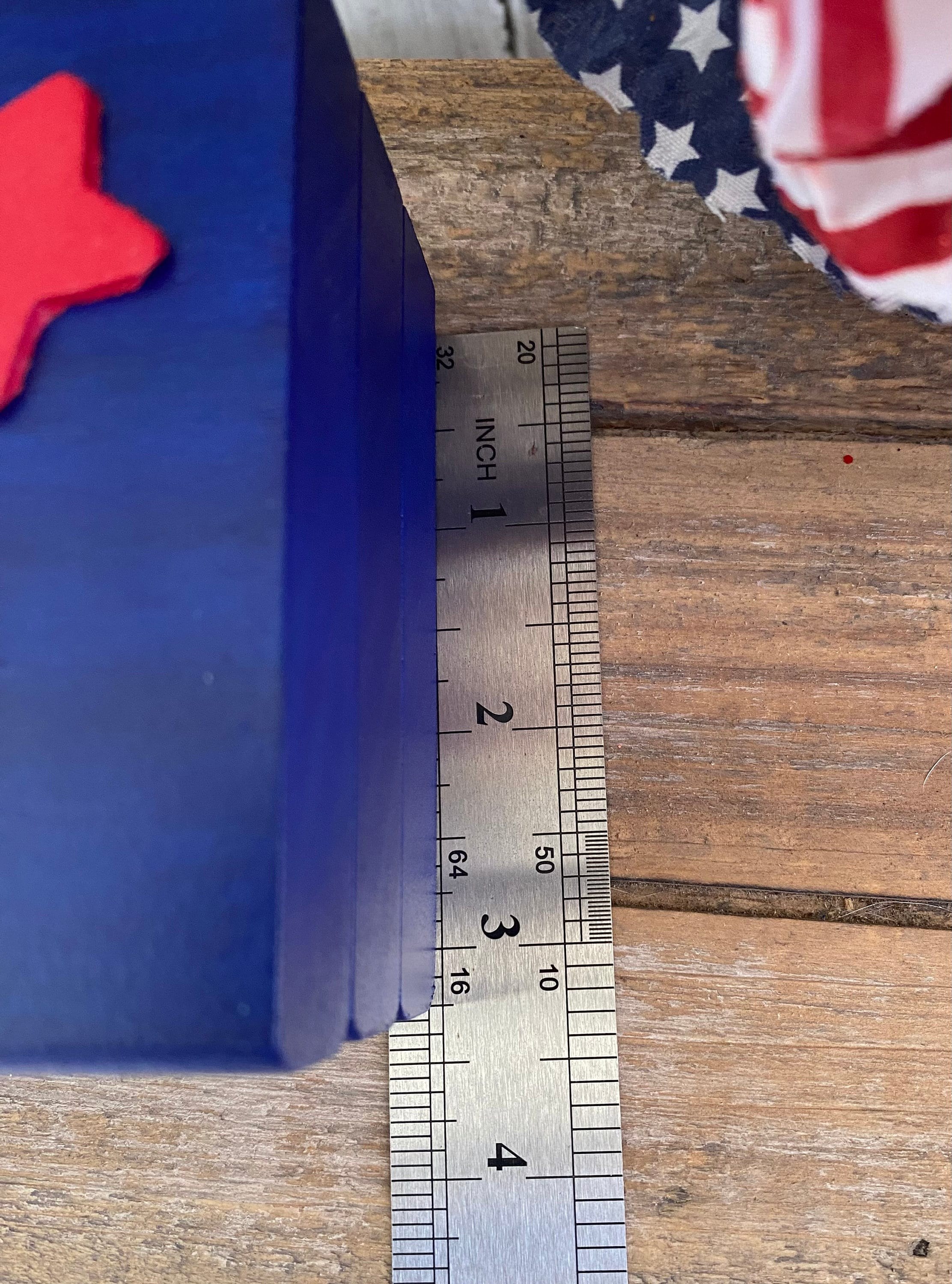 God Shed His Grace Mini Book Stack: Patriotic Tiered Tray Decor, Shel..., detail 3