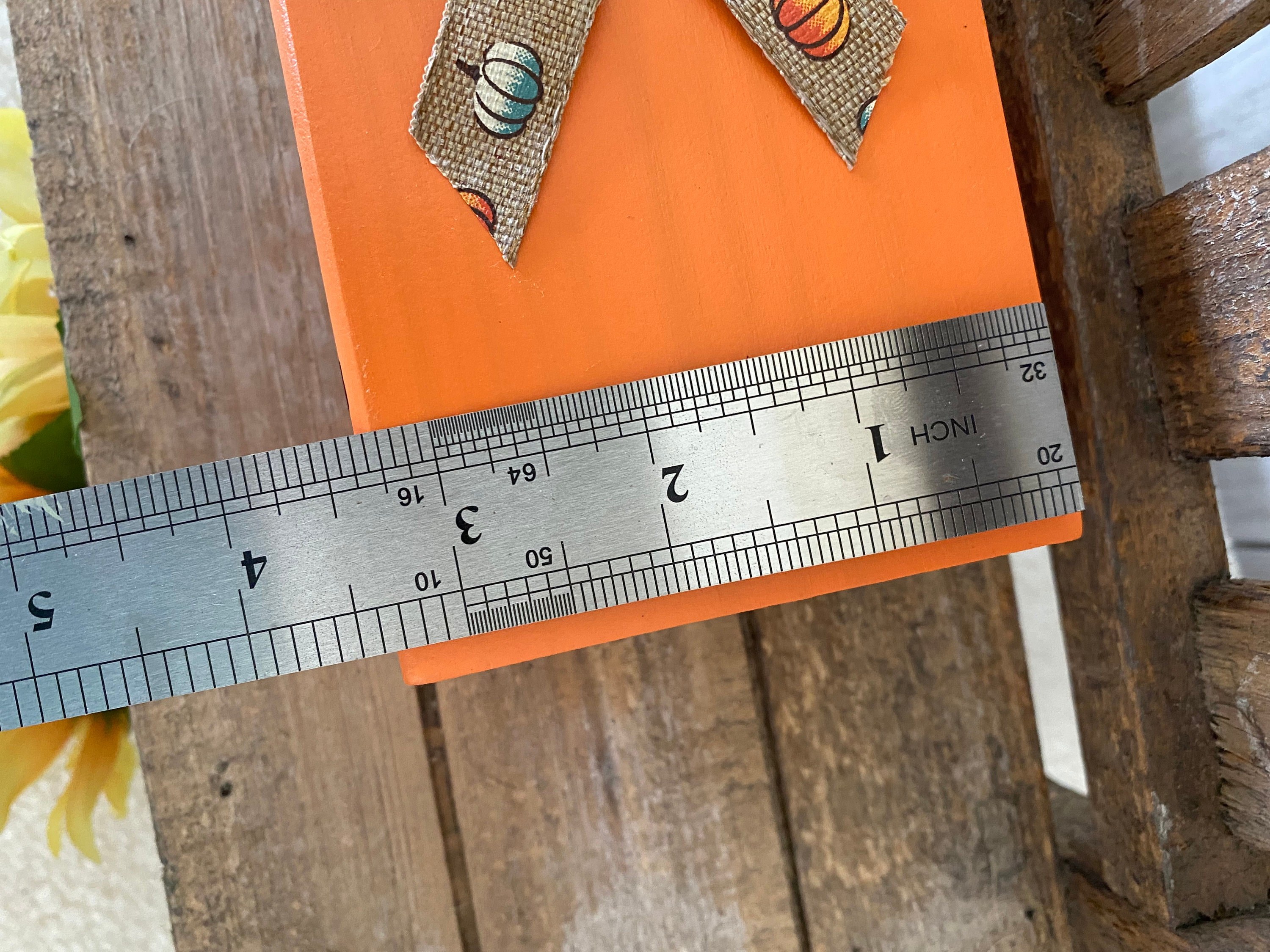 Happy Fall Y’all Fall Decor, Mini Wood Book Stack, detail 4