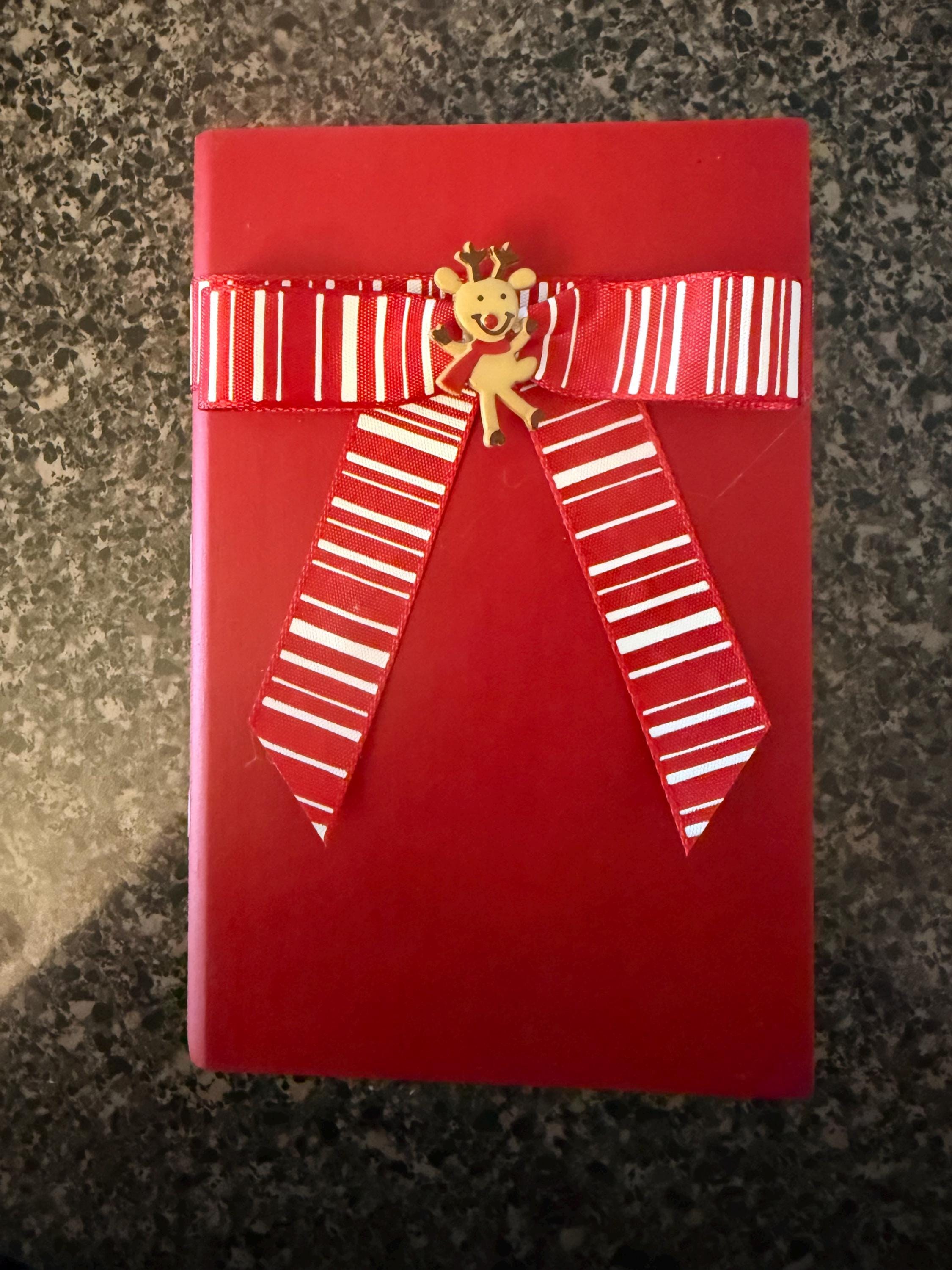 Jingle All the Way, Wood Mini Book Stack - Holiday Tiered Tray Decor, detail 3