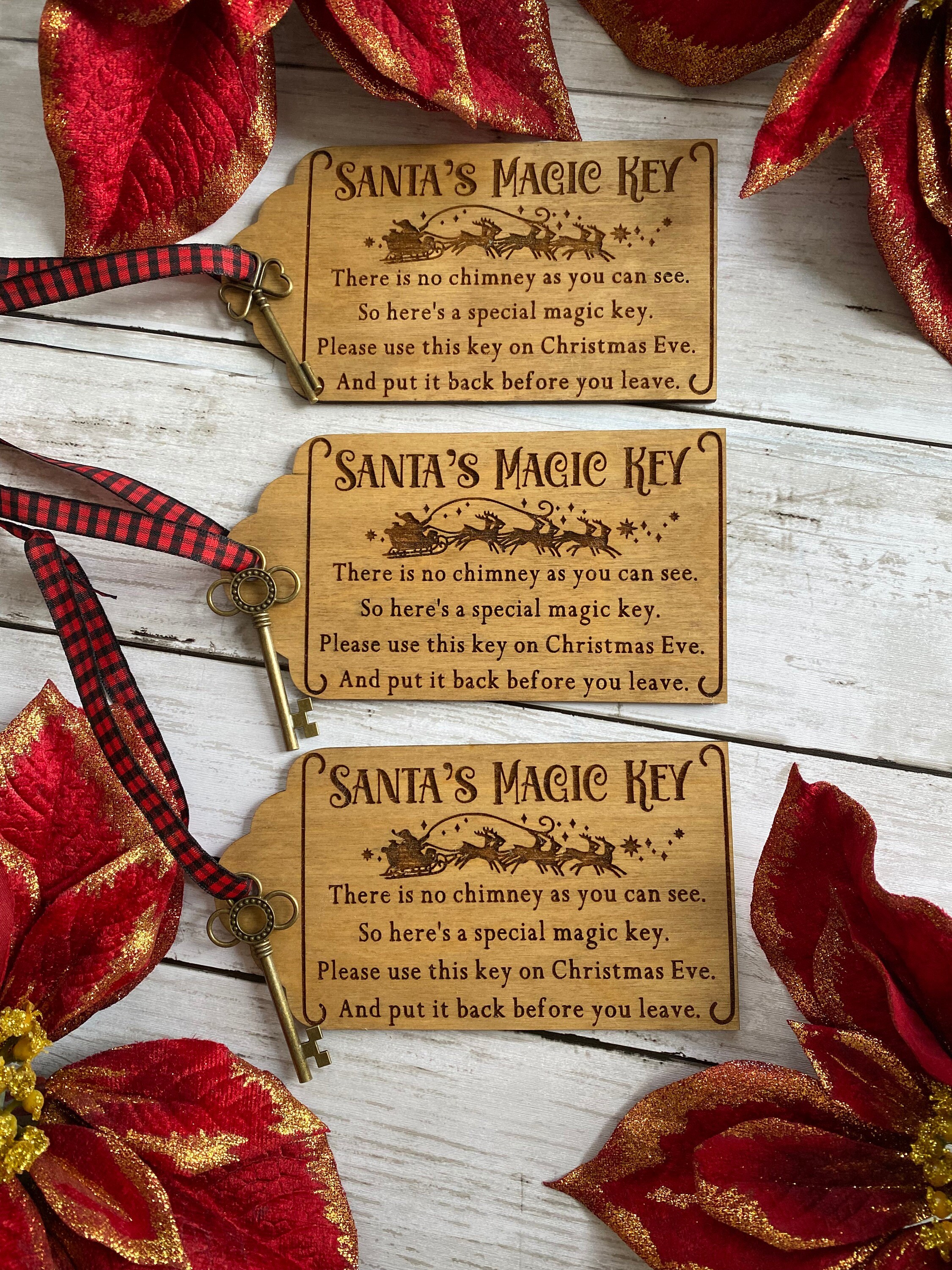 Magical Santa Key, Christmas. Christmas Eve Key, detail 4