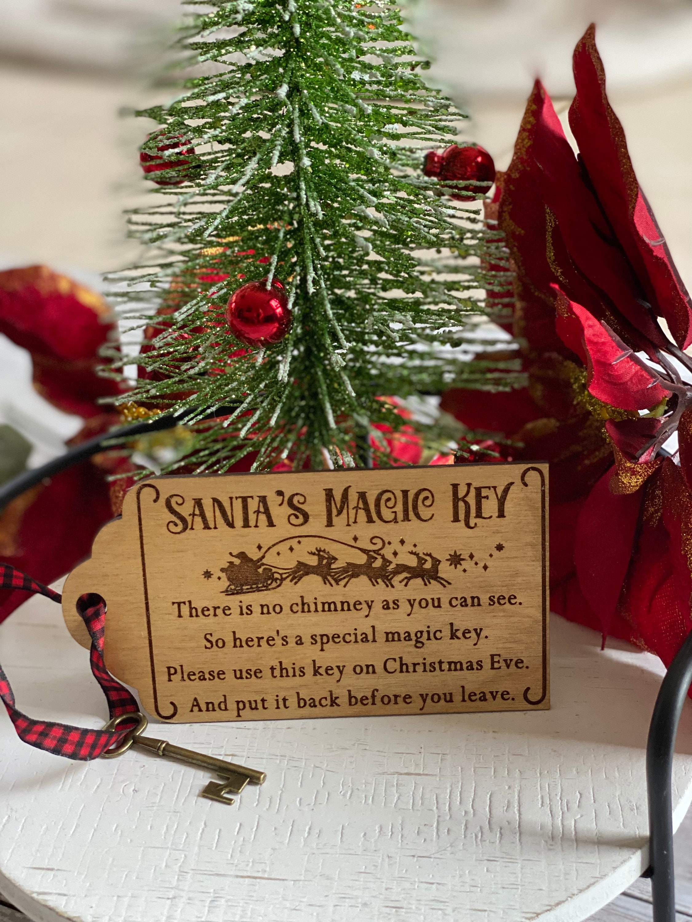Magical Santa Key, Christmas. Christmas Eve Key, detail 3