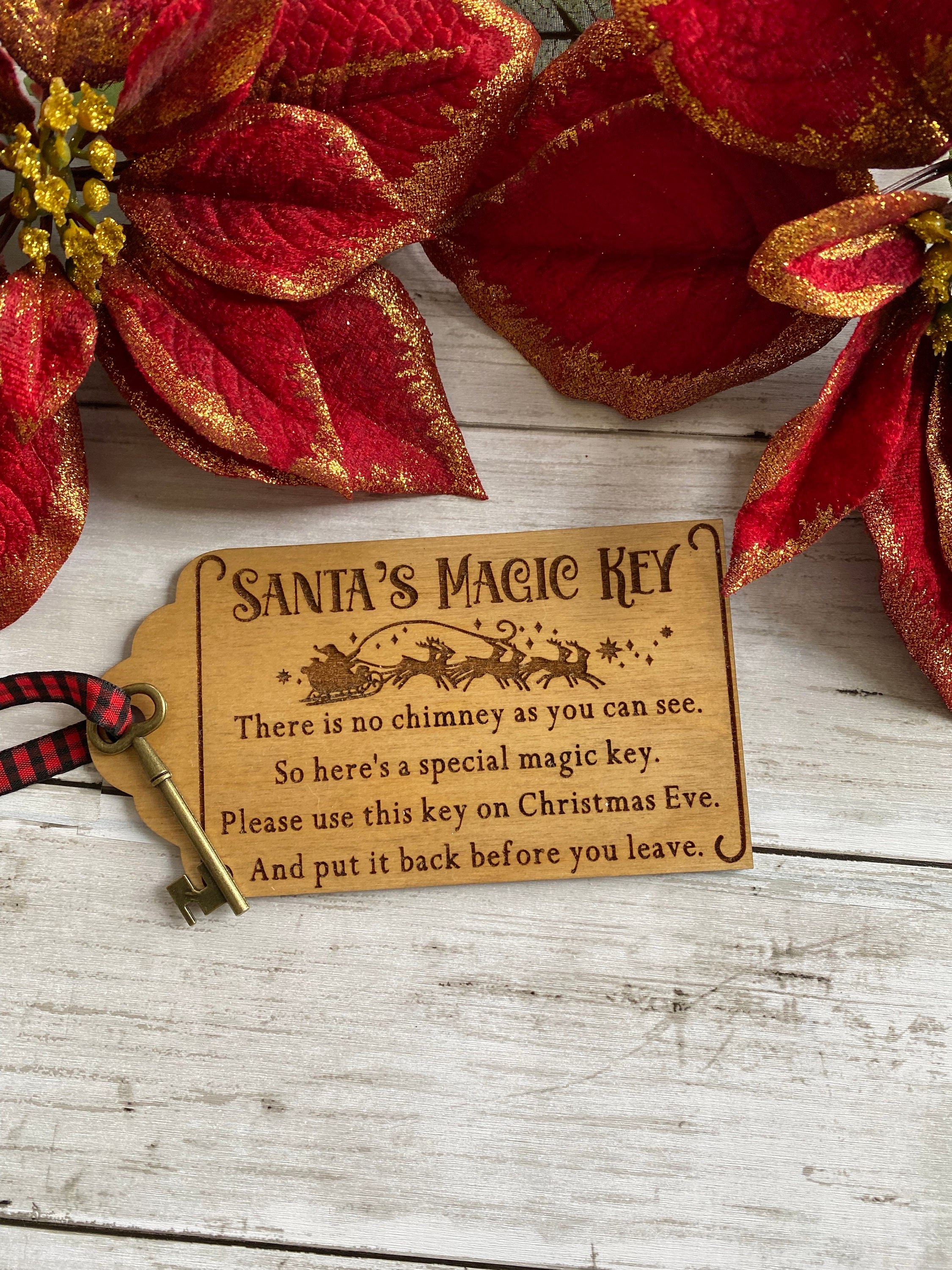 Magical Santa Key, Christmas. Christmas Eve Key, detail 2